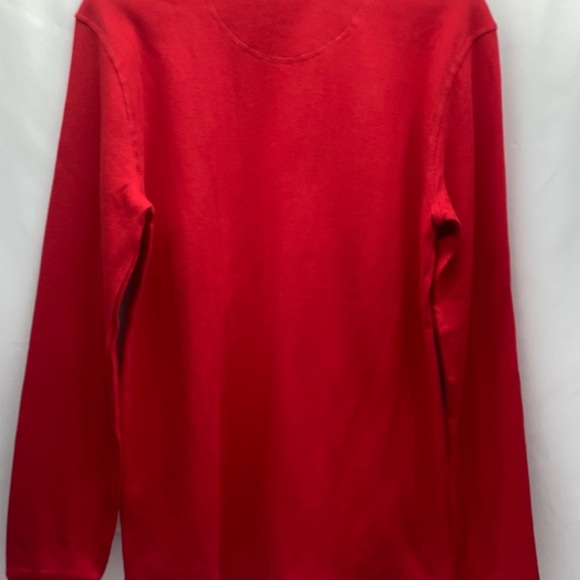 U.S. Polo Assn. Men's Red Waffle Knit Thermal Medium Cotton Horse Logo - Picture 2 of 12